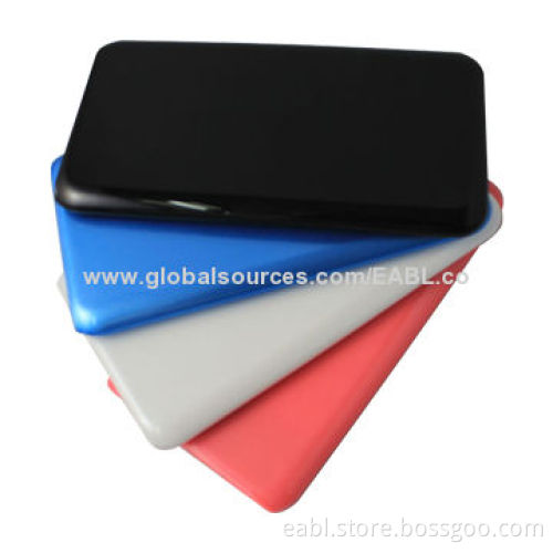 Portable Li-polymer Power Bank, OEM/ODM, Colorful, LED Indicator